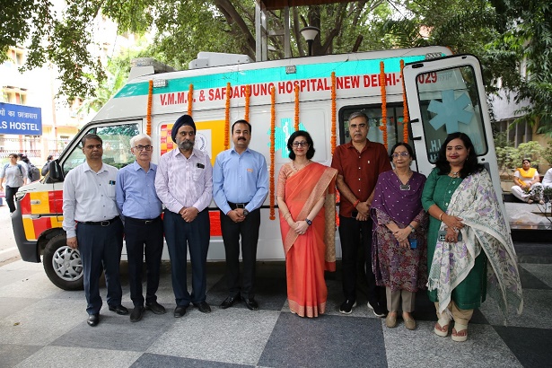 Safdarjung Hospital Inaugurates Two BLS-Equipped Ambulances with Support from FIEM Foundation