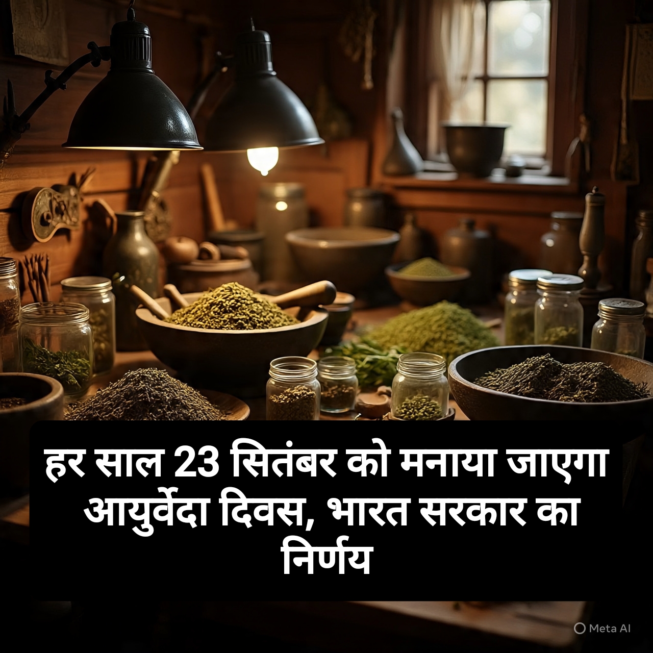 23rd of September will be considered as a National Ayurveda Day, Government of India has taken this decision for the promotion of Ancient Medicine 