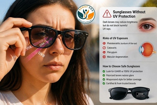 Did you wear goggles that are UV protected to provide protection from the sun? Standards for UV protective glasses have been set by USFD.