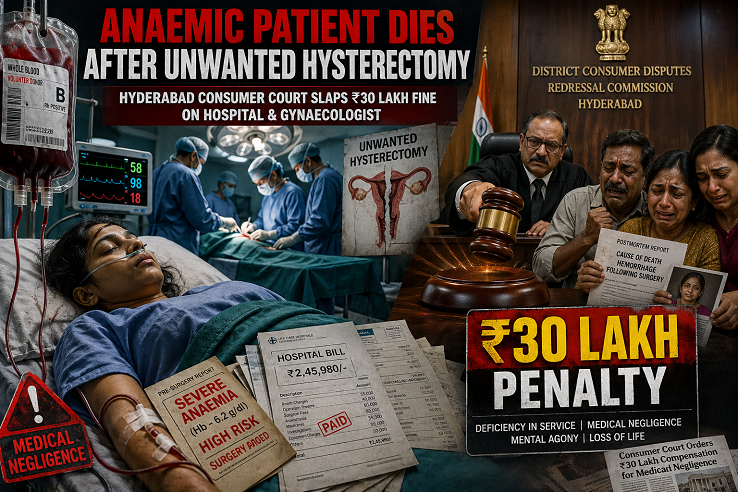 The uterus of a woman suffering from anemia was removed, now a fine of 3 million rupees will have to be paid, the consumer forum has delivered an important verdict